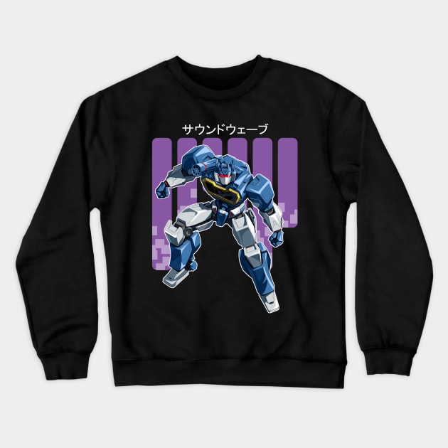 Soundwave Crewneck Sweatshirt by ZeroMayhem